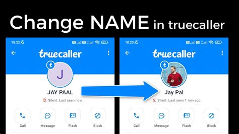 change truecaller name online